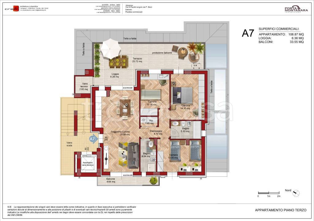 appartamento in vendita a Rimini in zona Lagomaggio