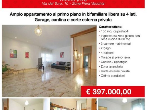 appartamento in vendita a Rimini in zona Borgo Mazzini