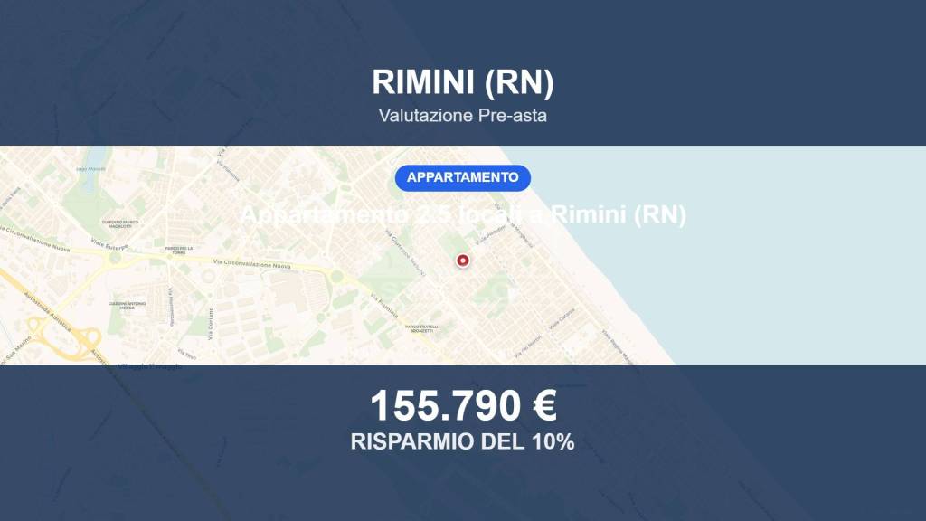 appartamento in vendita a Rimini in zona Bellariva