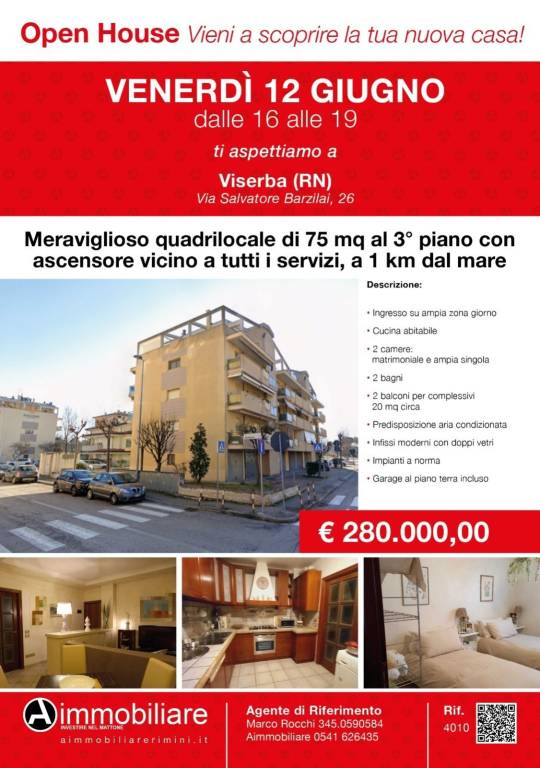 appartamento in vendita a Rimini in zona Viserba