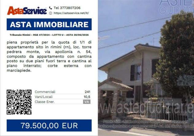 appartamento in vendita a Rimini in zona Torre Pedrera