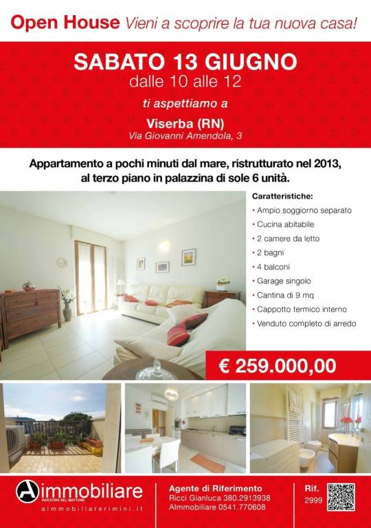 appartamento in vendita a Rimini in zona Viserba
