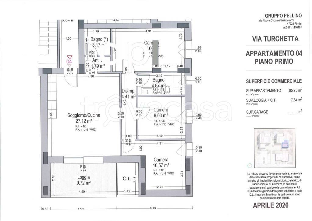 appartamento in vendita a Rimini