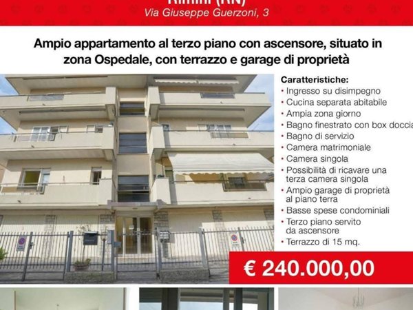 appartamento in vendita a Rimini in zona Bellariva