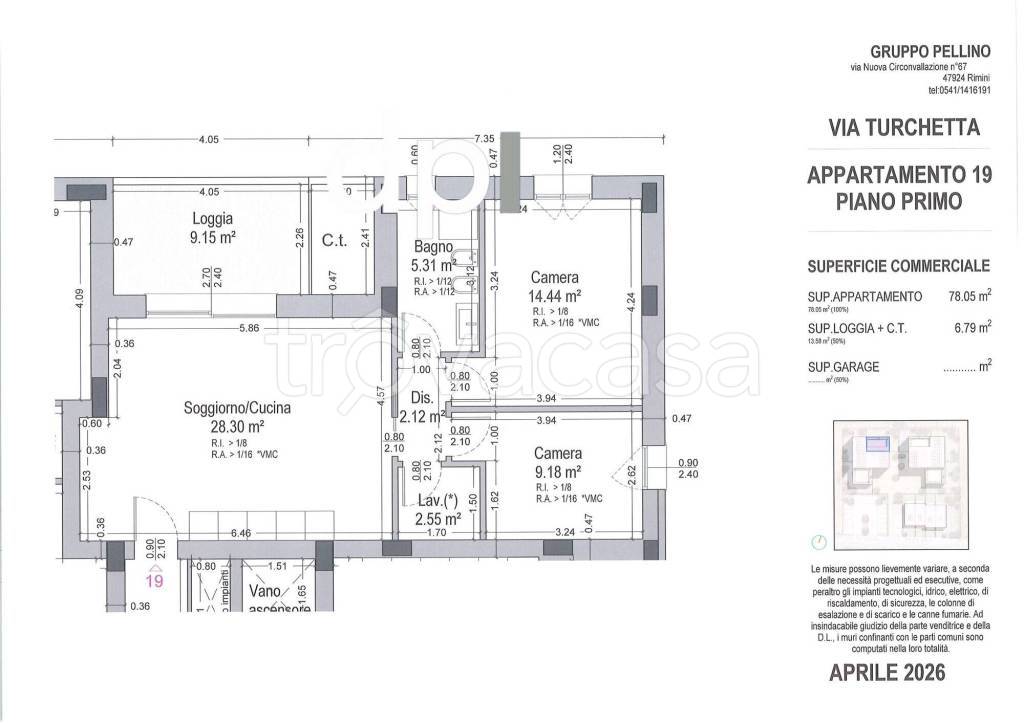 appartamento in vendita a Rimini