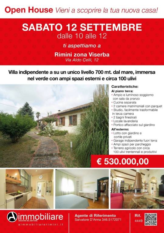 casa indipendente in vendita a Rimini in zona Viserbella