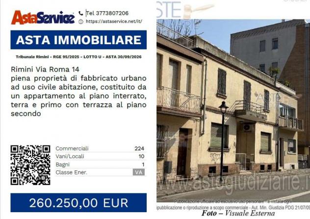 appartamento in vendita a Rimini