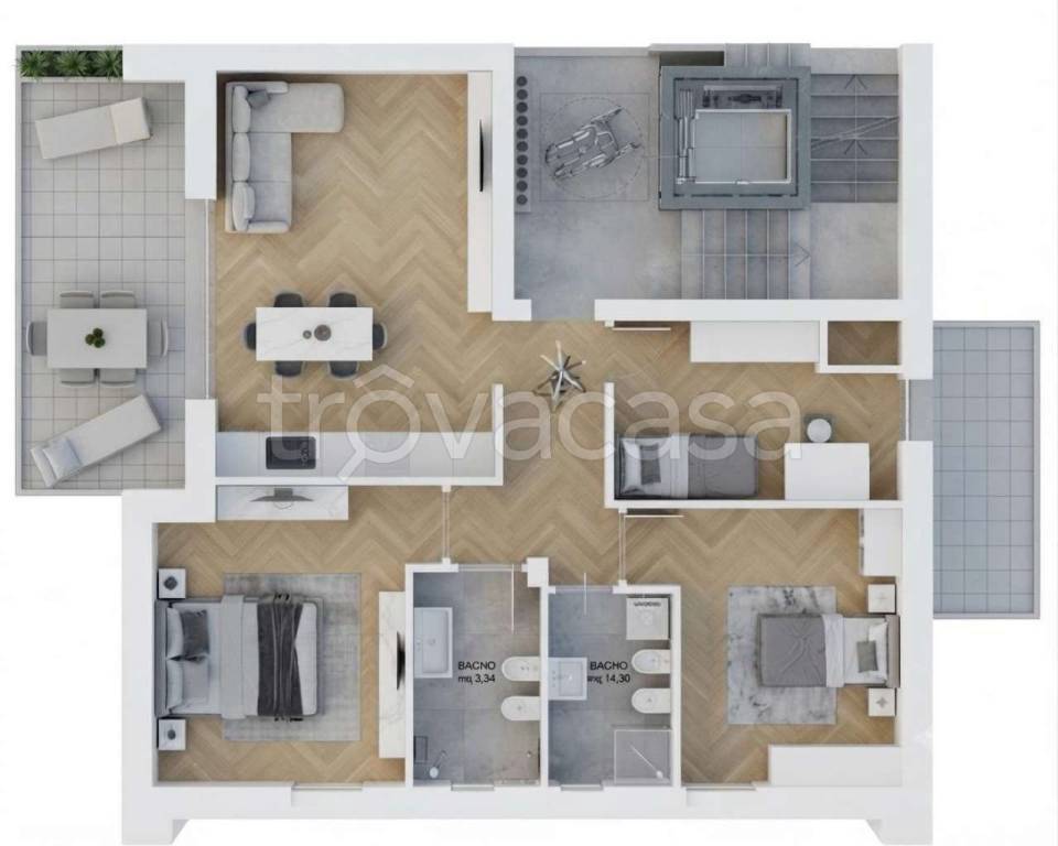 appartamento in vendita a Rimini in zona Viserbella