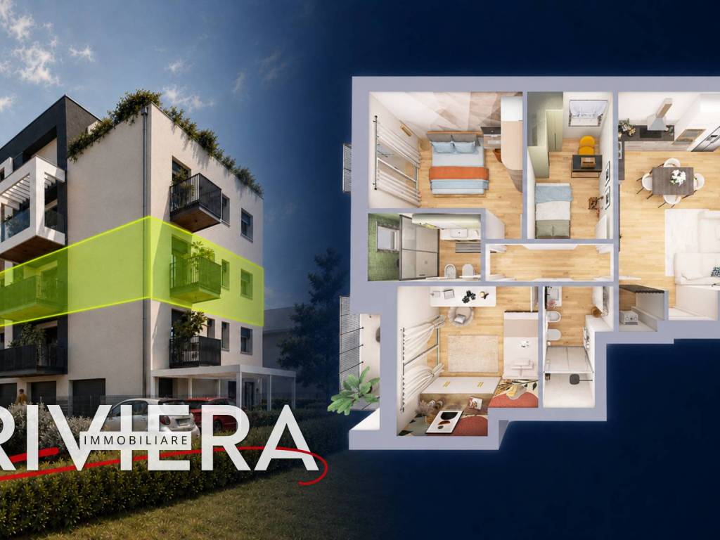 appartamento in vendita a Rimini in zona INA Casa