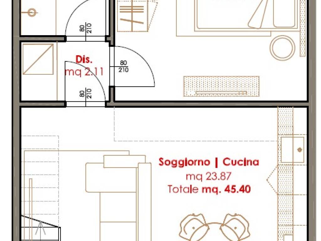 appartamento in vendita a San Clemente