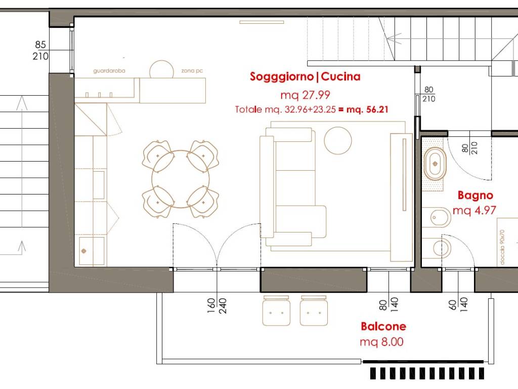 appartamento in vendita a San Clemente