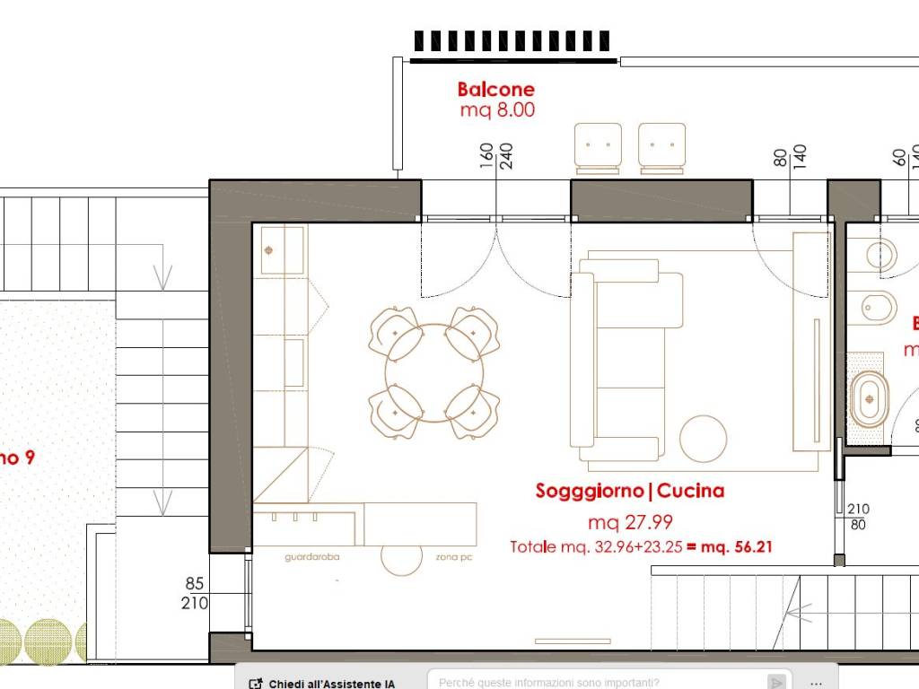 appartamento in vendita a San Clemente