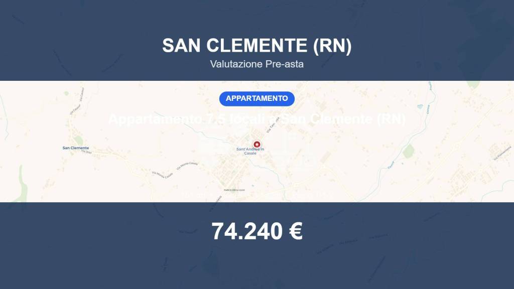 appartamento in vendita a San Clemente in zona Sant'andrea in Casale