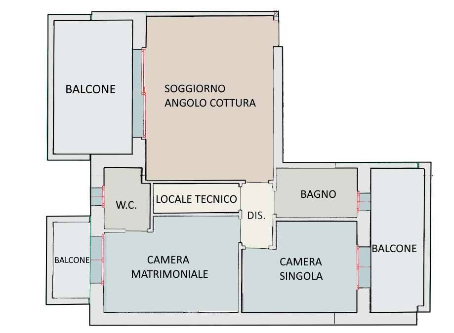 appartamento in vendita a Santarcangelo di Romagna