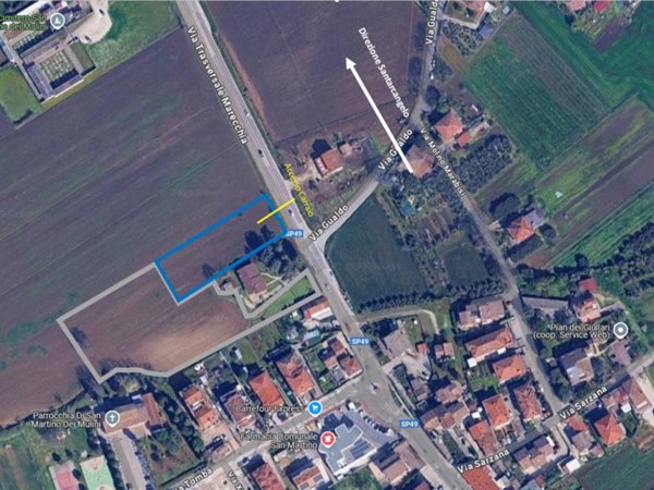 terreno edificabile a Santarcangelo di Romagna in zona San Martino dei Mulini