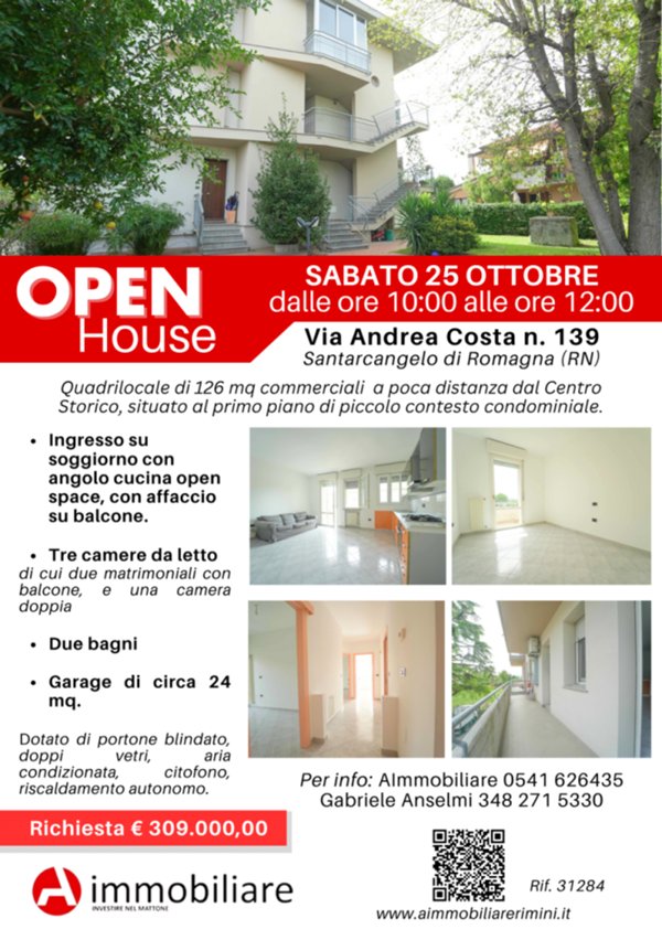 appartamento in vendita a Santarcangelo di Romagna