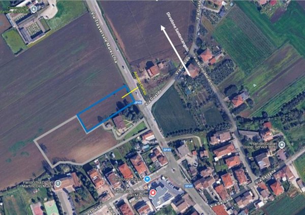terreno edificabile a Santarcangelo di Romagna in zona San Martino dei Mulini