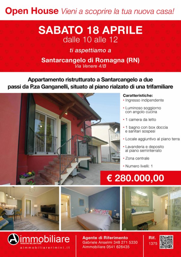 appartamento in vendita a Santarcangelo di Romagna