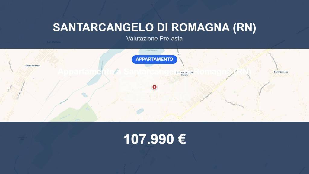 appartamento a Santarcangelo di Romagna in zona San Martino dei Mulini