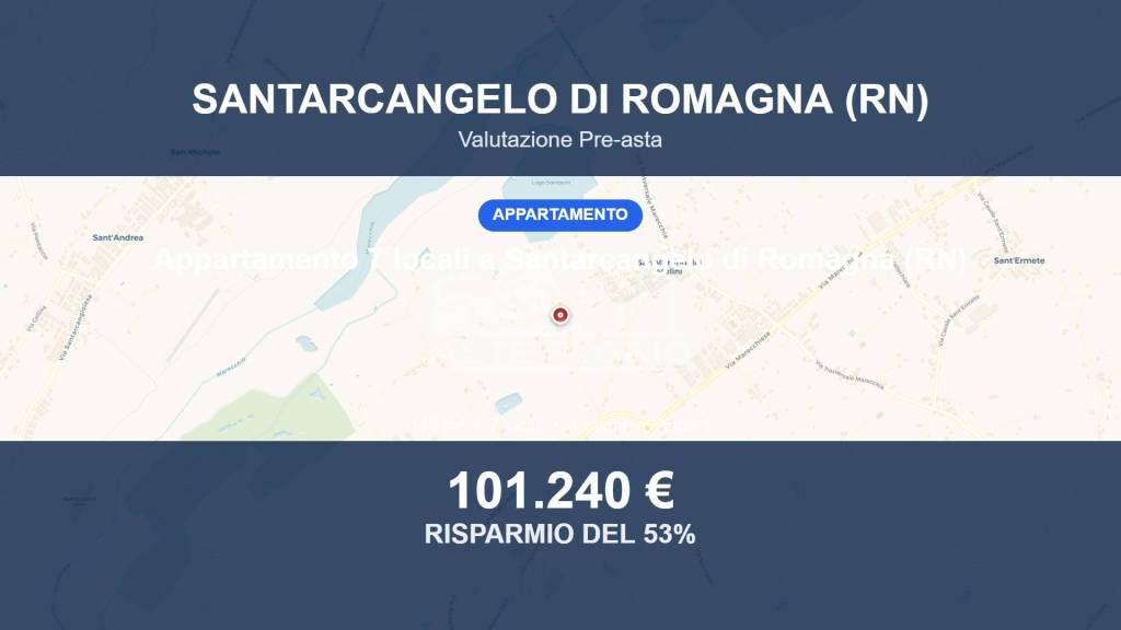 appartamento a Santarcangelo di Romagna in zona San Martino dei Mulini