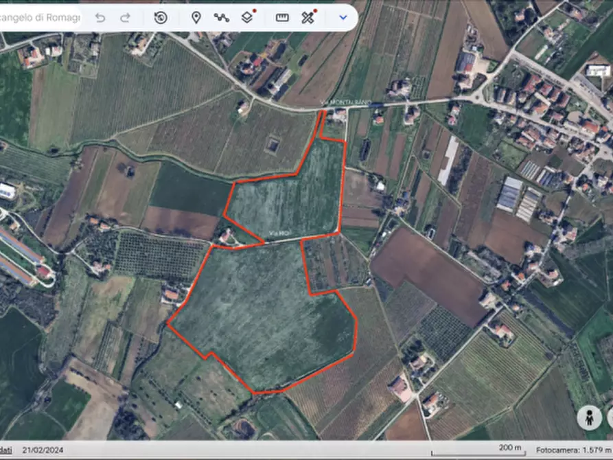 terreno in vendita a Santarcangelo di Romagna in zona Montalbano
