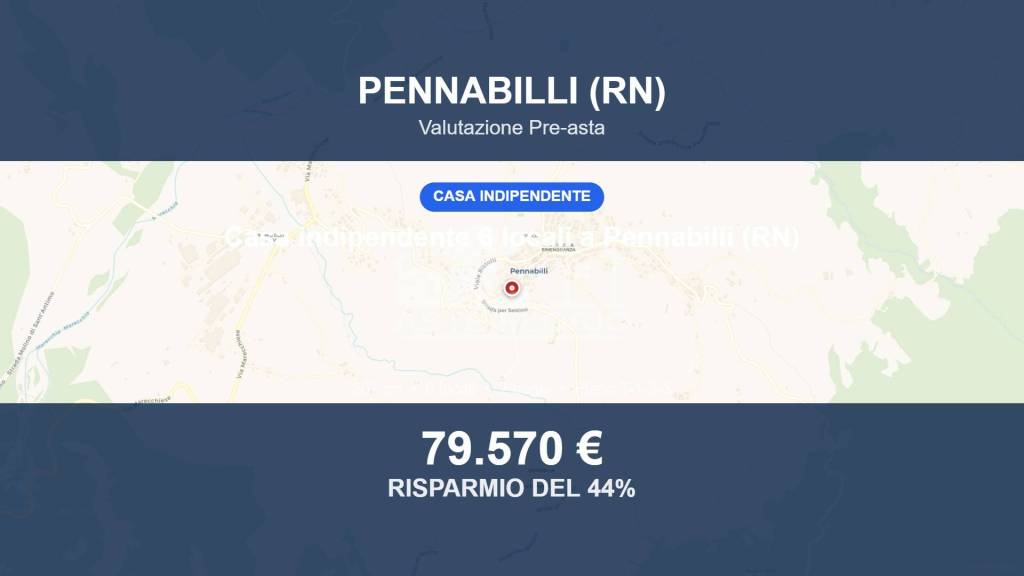 casa indipendente in vendita a Pennabilli