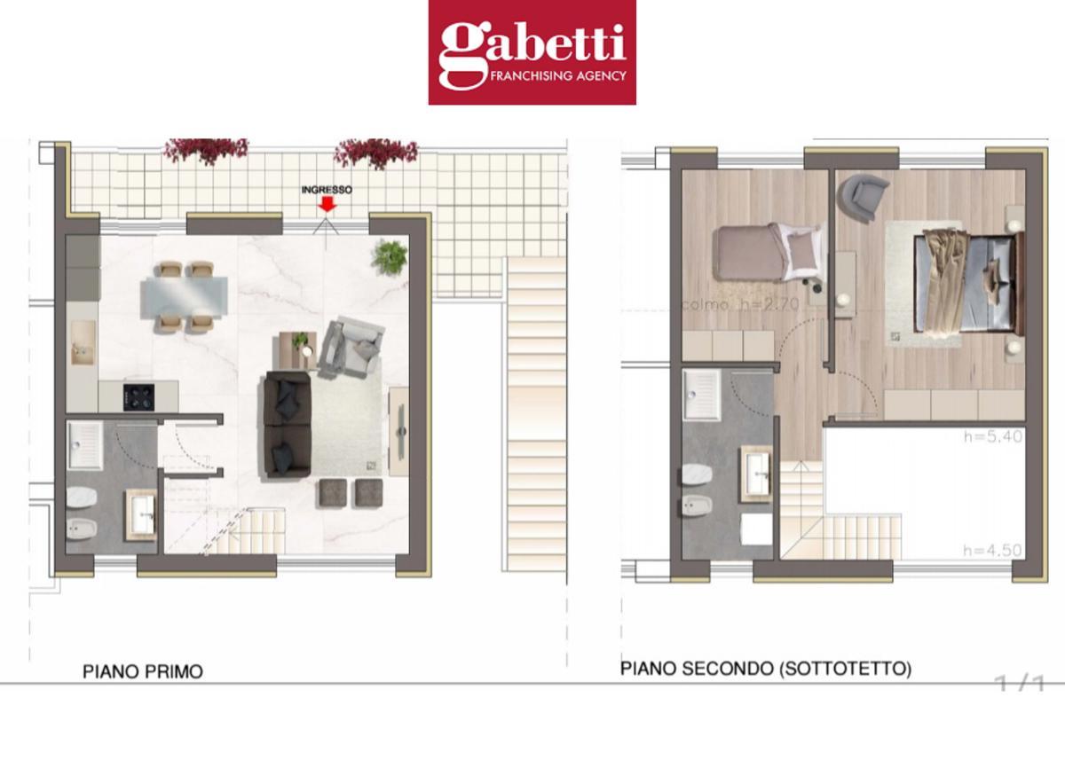 appartamento in vendita a Montescudo-Monte Colombo in zona Santa Maria del Piano