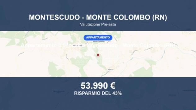 appartamento in vendita a Montescudo-Monte Colombo in zona Montescudo