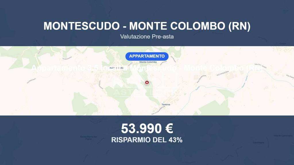 appartamento in vendita a Montescudo-Monte Colombo in zona Taverna