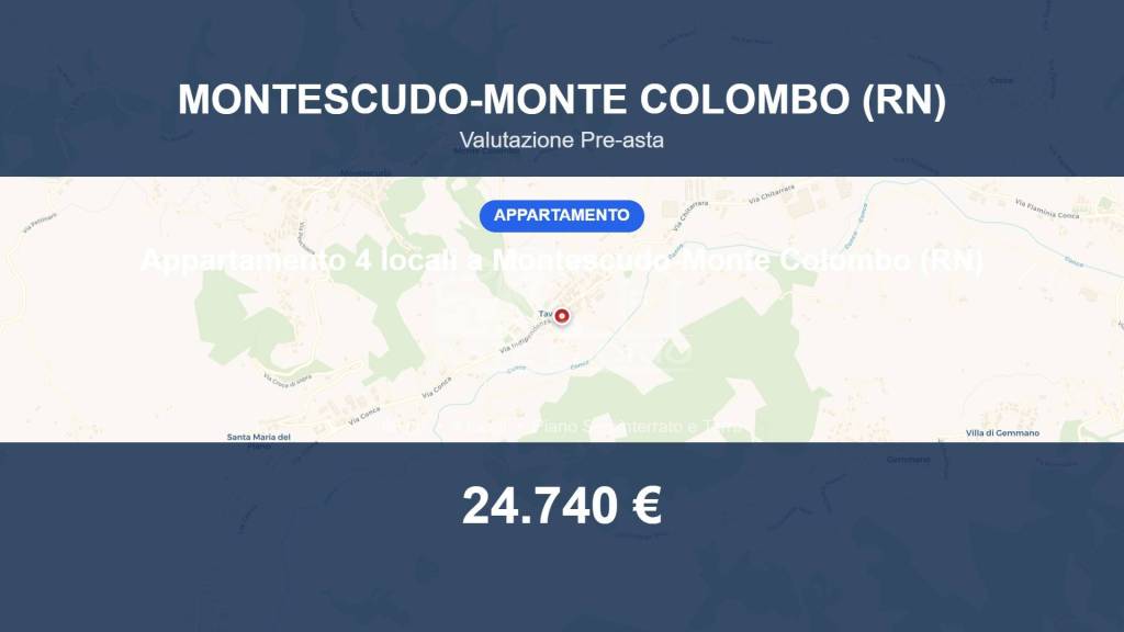 appartamento in vendita a Montescudo-Monte Colombo in zona Monte Colombo
