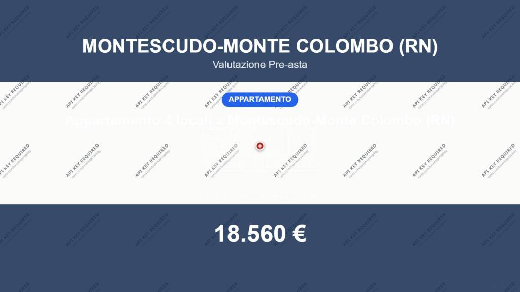 appartamento in vendita a Montescudo-Monte Colombo in zona Taverna