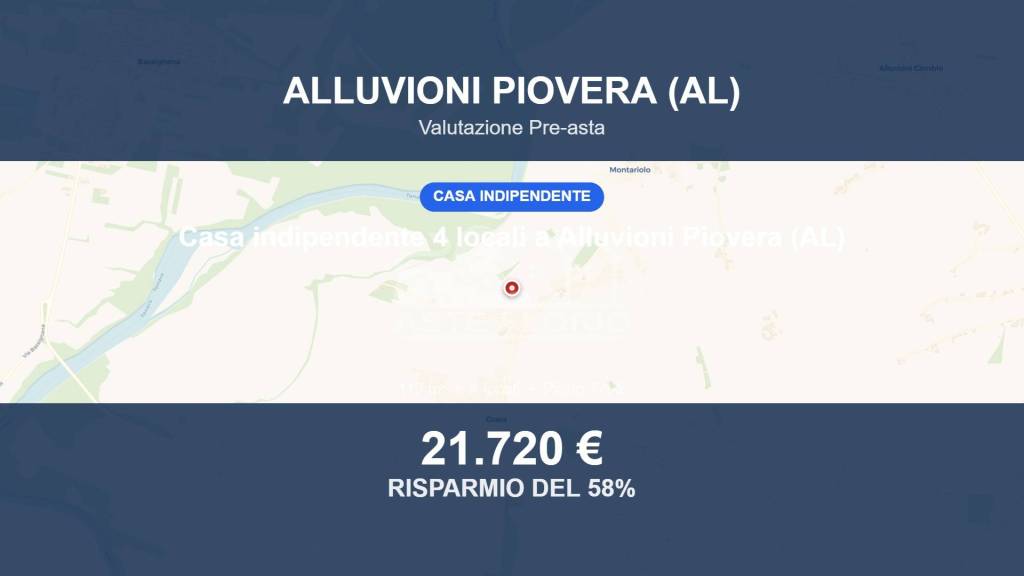 casa indipendente in vendita ad Alluvioni Piovera in zona Mezzanino