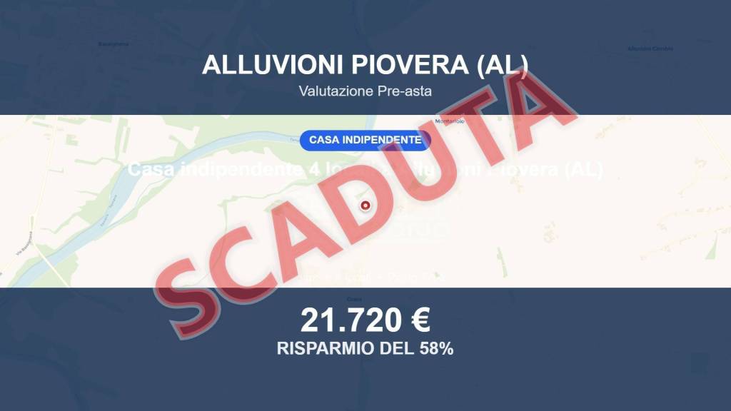 casa indipendente in vendita ad Alluvioni Piovera in zona Mezzanino