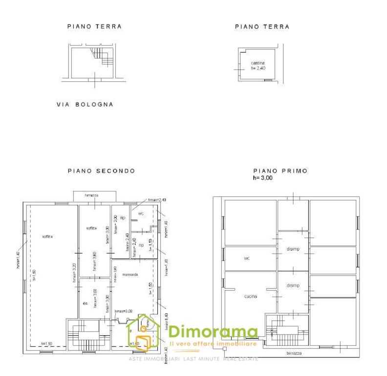 casa indipendente in vendita a Cantagallo in zona Fossato