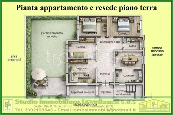 appartamento in vendita a Montemurlo in zona Fornacelle