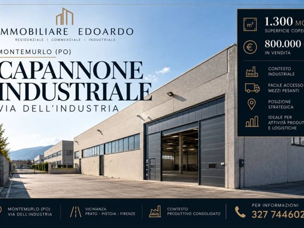 locale commerciale in vendita a Montemurlo in zona Ponte Bocci
