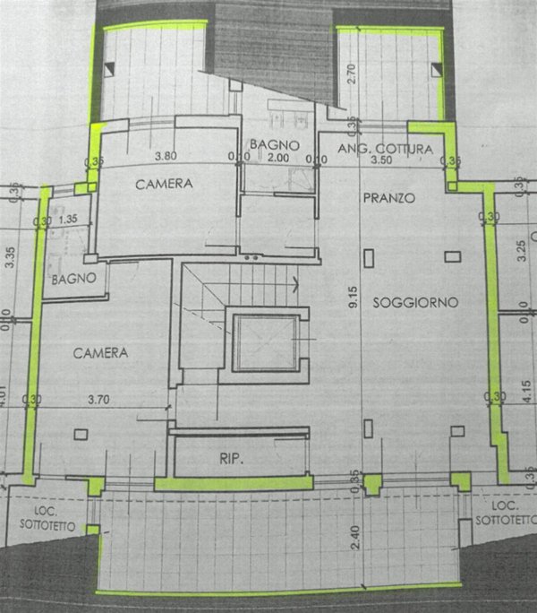 appartamento in vendita a Prato in zona Coiano