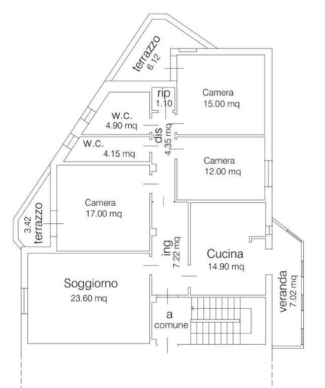 appartamento in vendita a Prato in zona Maliseti