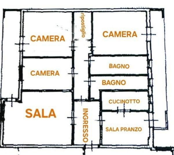appartamento in vendita a Prato in zona San Giusto