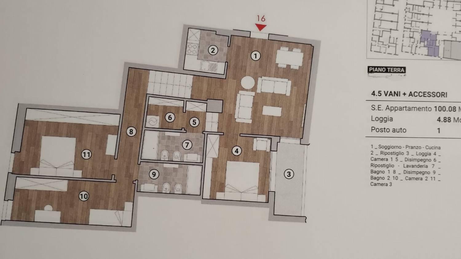 appartamento in vendita a Prato