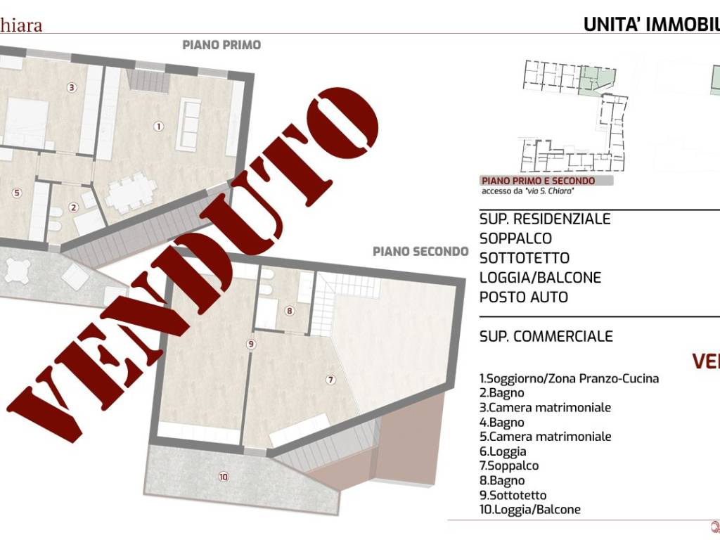 appartamento in vendita a Prato