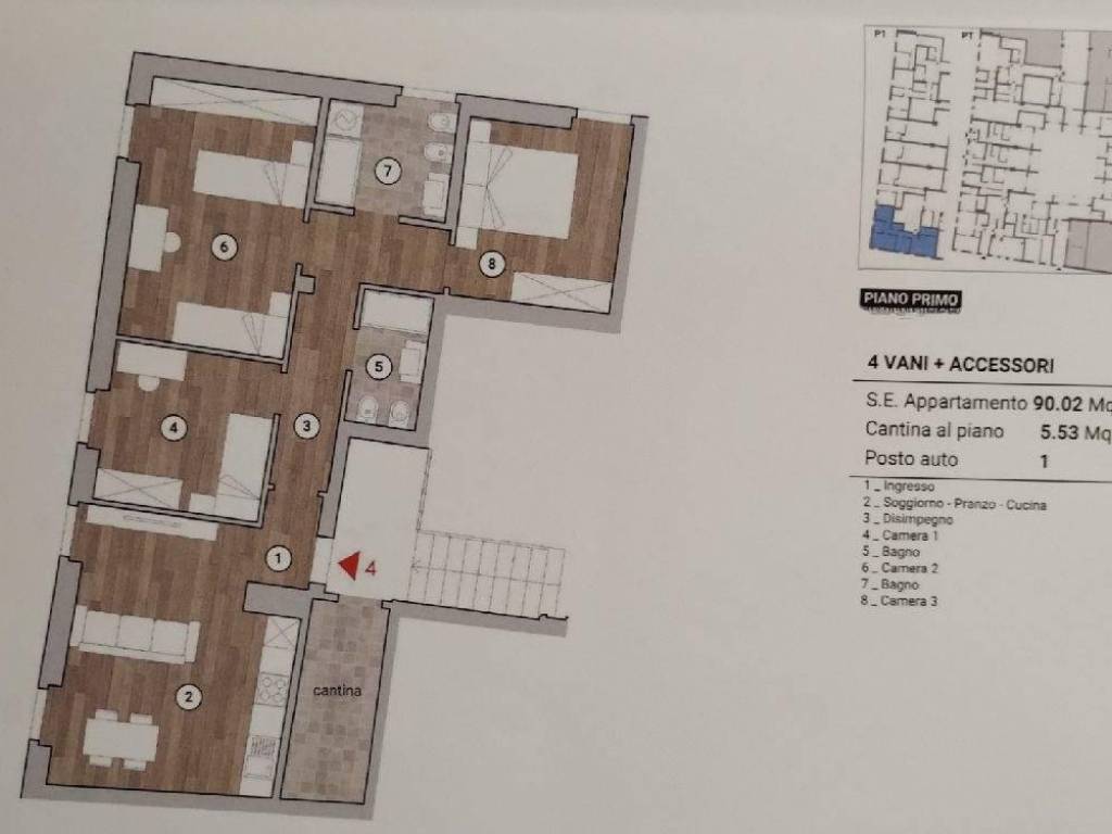 appartamento in vendita a Prato