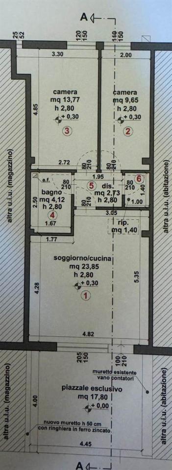 appartamento in vendita a Prato in zona Viaccia