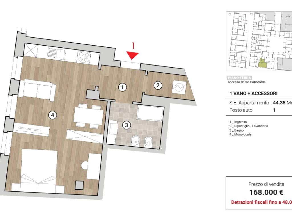appartamento in vendita a Prato in zona Santa Maria