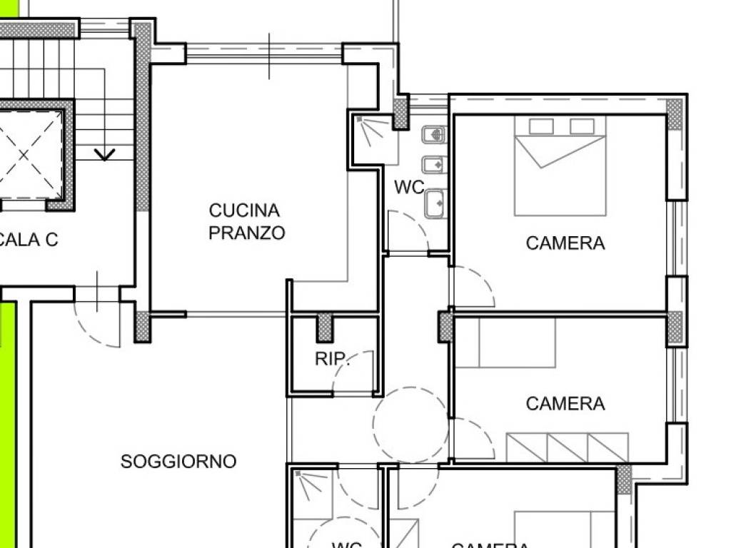 appartamento in vendita a Prato