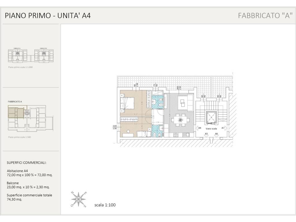 appartamento in vendita a Prato in zona Viaccia