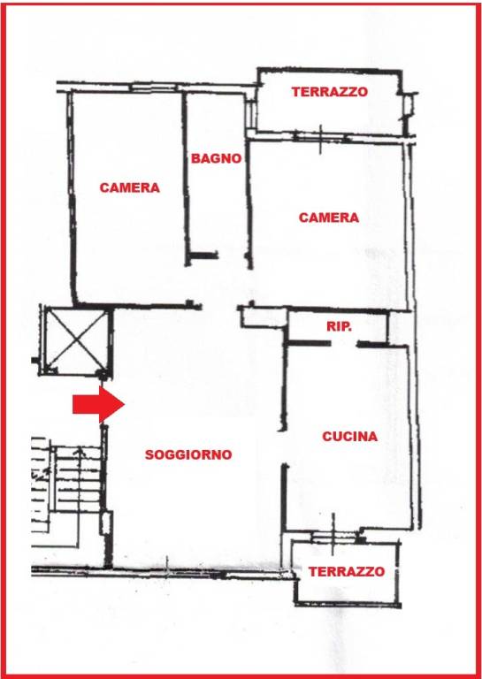 appartamento in vendita a Prato in zona Fontanelle