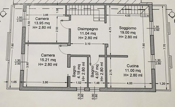appartamento in vendita a Prato in zona Galciana
