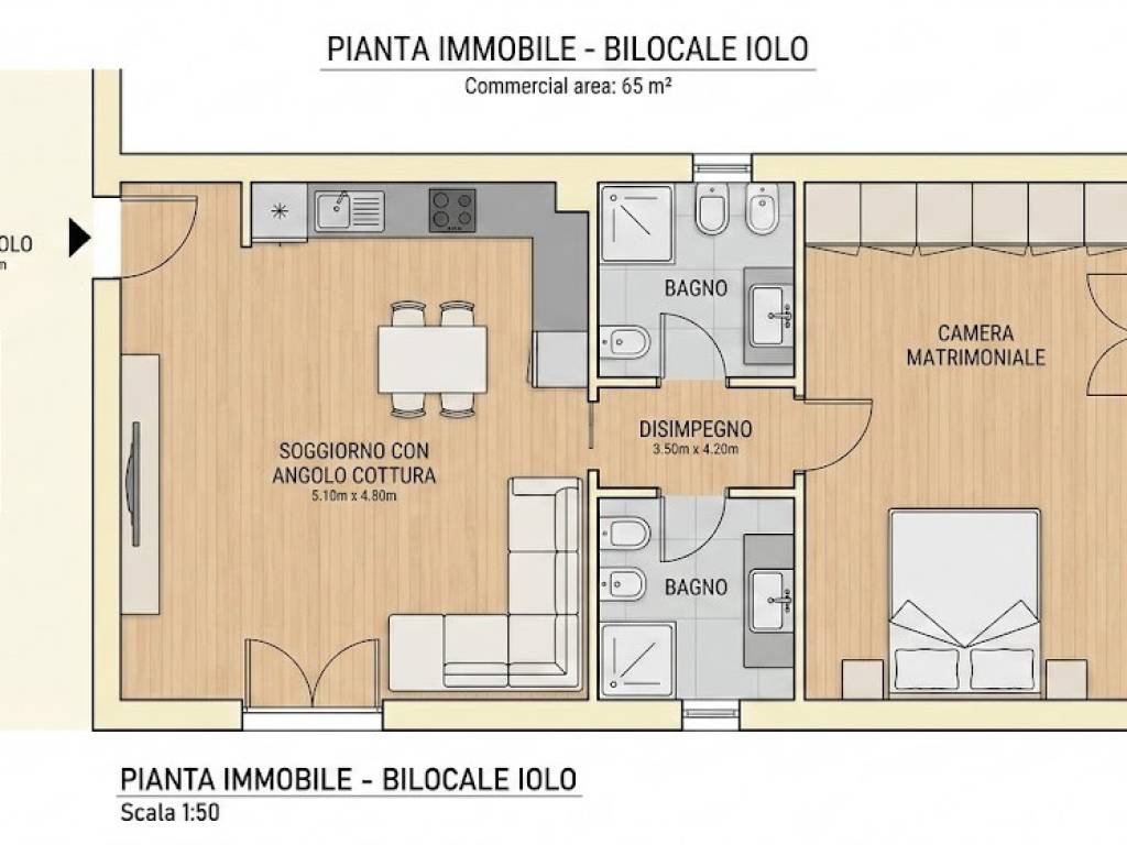 appartamento in vendita a Prato in zona Iolo