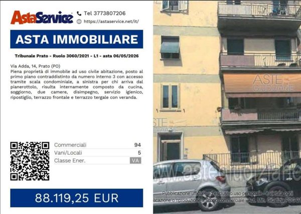 appartamento in vendita a Prato